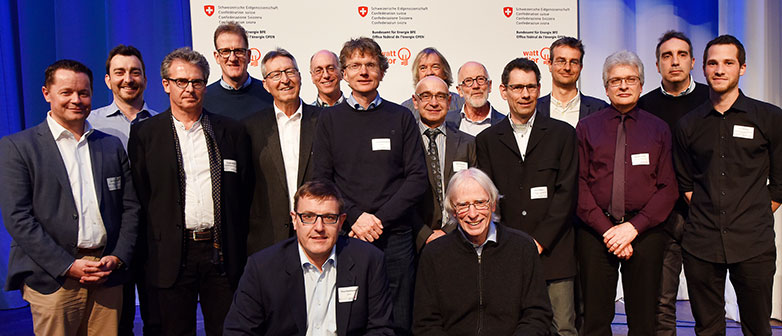 Die Preisträger des Watt d'Or 2019 in der Kategorie Energieeffiziente Mobilität