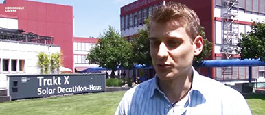 Student Moritz Blaser über den schweizweit einzigartigen Studiengang in Gebäudetechnik an der Hochschule Luzern - Technik & Architektur.