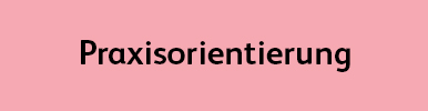 Grafischer Button zum Studienmerkmal: Praxisorientierung