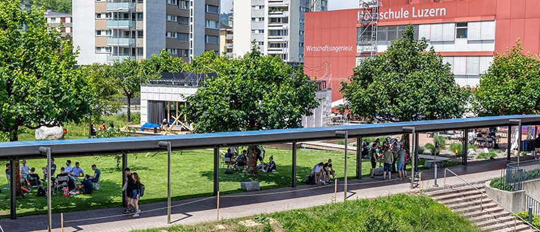 Info-Events auf dem Campus in Horw