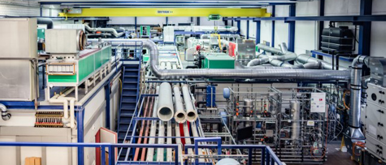 Prüfstelle des Labors Gebäudetechnik