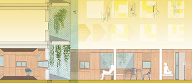 Modellansicht eines Innenraumes