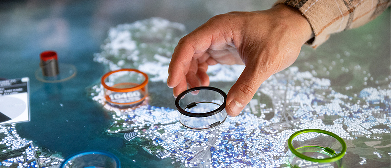 Interaktiver Datentisch