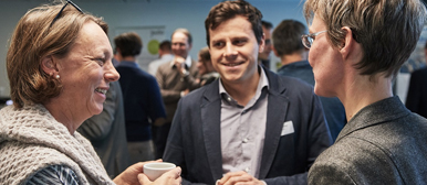 People talking to each other