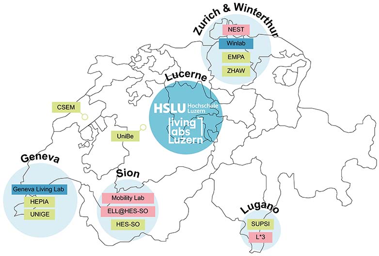 Living Lab Luzern Map
