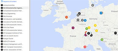 Goggle Maps mit Mitgliedschaften