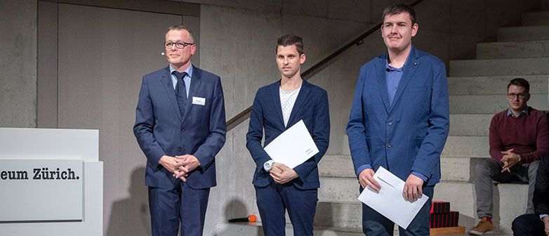 Best of Bachelor Verleihung 2019 mit Preisträger Thomas Gämperle und dem nominierten Pascal Küng