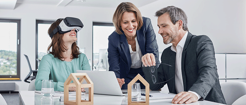 Sitzung mit virtueller Brille