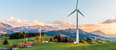 Swisspor Arena aus Vogelperspektive
