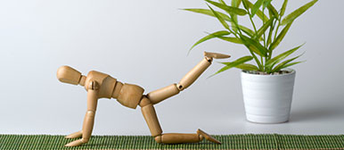 Figur beim Gymnastik