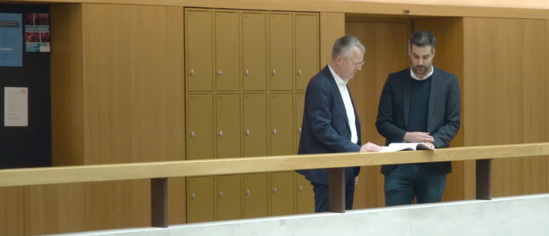 Karsten Döhnert mit Jürg Fausch