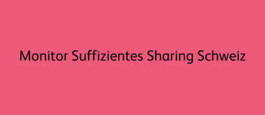 Forschungsprojekt Monitor-Suffizientes-Sharing-Schweiz