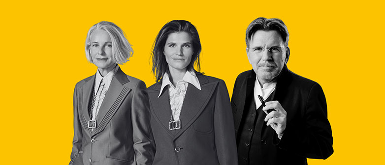 Portrait Bild von Prof. Dr. Miriam Meckel, Dr. Léa Steinacer und Stefan Klapproth