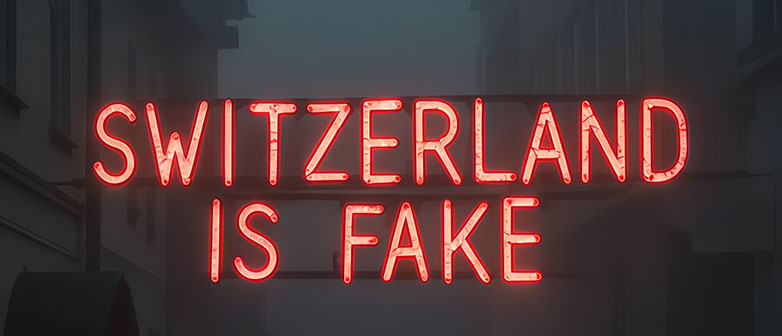 Schlagzeile Switzerland is fake 