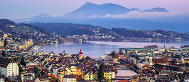 Luzern in der Vogelperspektive