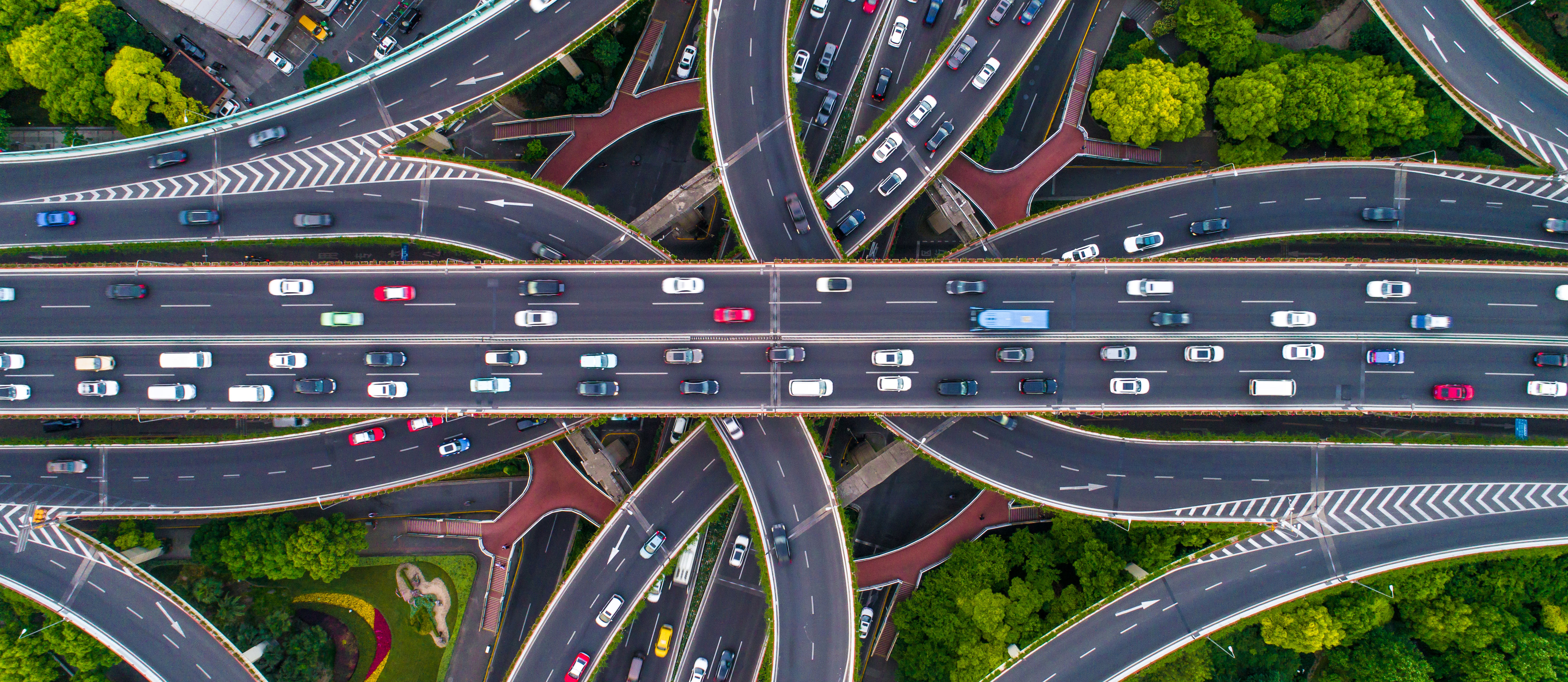 Kreuzung mehrerer Strassen