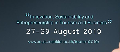 International Conference on Tourism and Business ICTB 2019