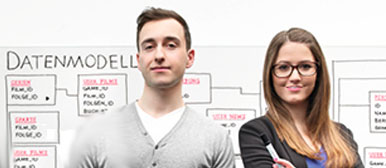 Studierende der Wirtschaftsinformatik