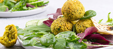 Gesundes Essen auf einem Teller