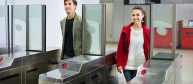 Passport-Kontrolle am Flughafen