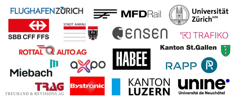 Logos Arbeitgeber der Absolvierenden