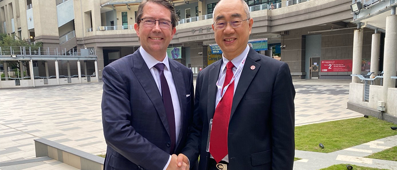 Michael Trübenstein und Prof. Dr. Kent Lai 