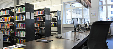 Innenansicht von Bibliothek