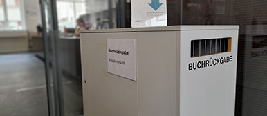 Box für Bücherrückgabe