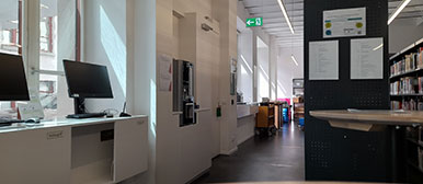 Bibliothek von innen