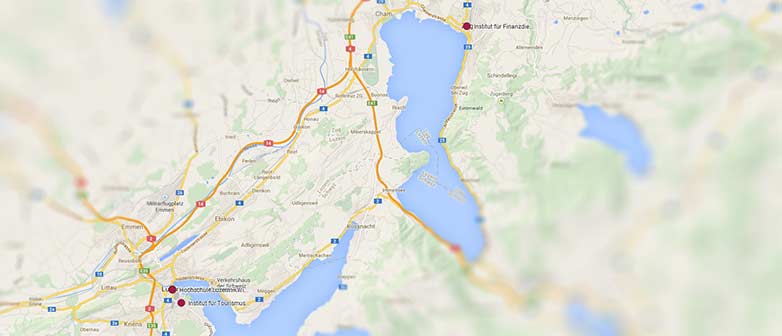 Die Hochschule Luzern – Wirtschaft hat zwei Standorte: Luzern und Zug.