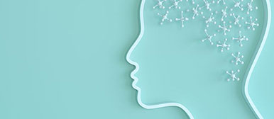 Illustration eines Kopfs im Profil