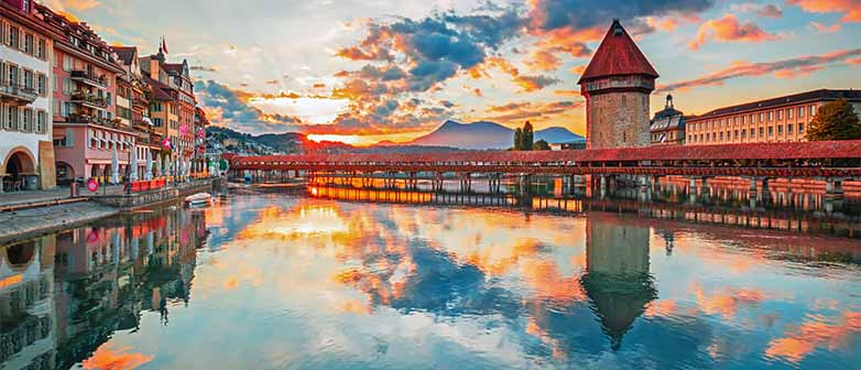 Kappelbrücke in Luzern