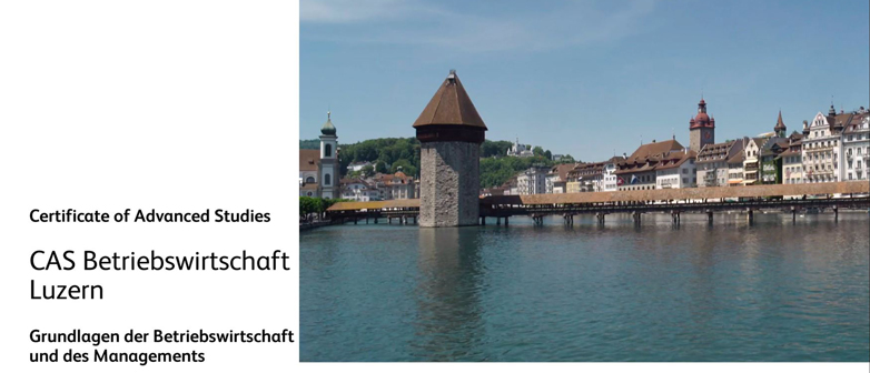 Standbild CAS Betriebswirtschaft mit Sicht auf die Stadt Luzern