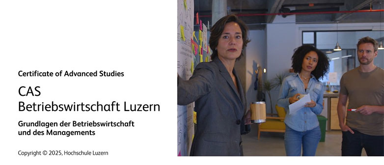 CAS Betriebswirtschaft Luzern