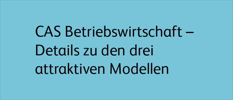 CAS Betriebswirtschaft