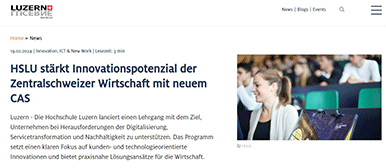 Medien Business and Service Innovation