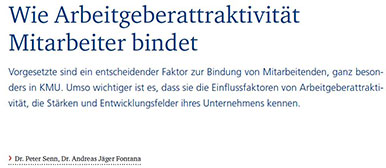 Zeitungsartikel KMU Magazin