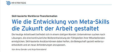 Medienbericht PersonalSchweiz