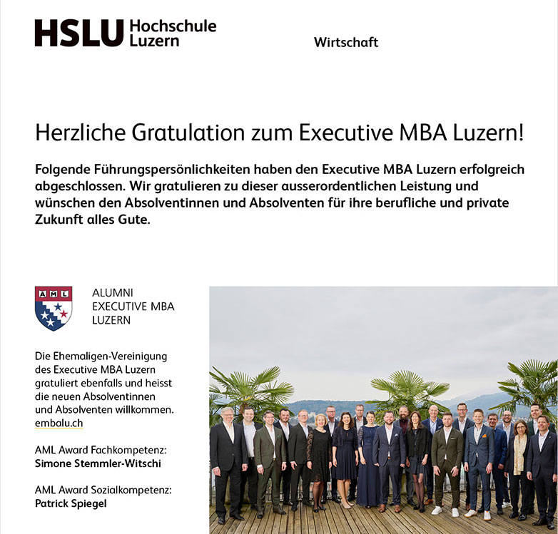 EMBA Absolventen 2023 - 2025