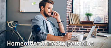 Medienarikel Homeoffice ohne Stolpersteine