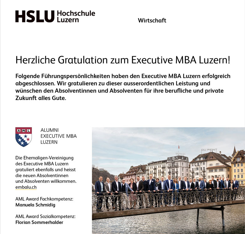 Abschlussklasse EMBA 2201