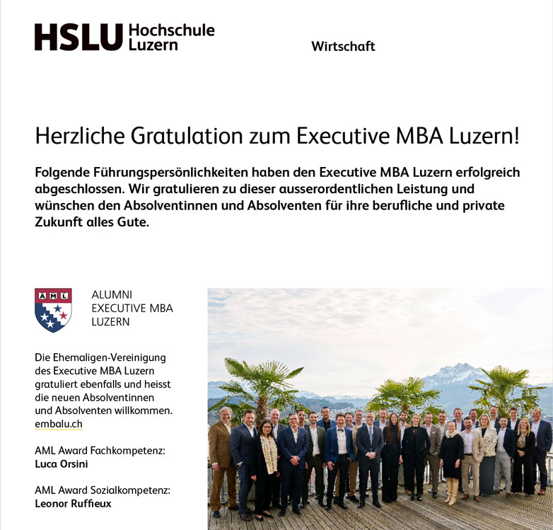 Gratulationsinserat EMBA 2401