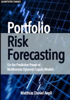 Dr. oec. HSG Matthias Daniel Aepli - Portfolio Risk Forecasting - On the Predictive Power of Multivariate Dynamic Copula Models