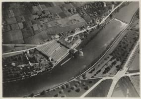 Zürich-Höngg, Seidenweberei, Luftaufnahme um 1918-1937, © ETH Bibliothek Zürich, Bildarchiv