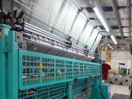 Warpknit production machine, Innosuisse-Project 
