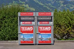 Kleiderabgabestelle, Texaid Container, KTI-Projekt 