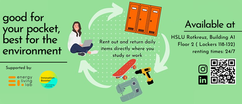 Publicellar: Rent out and return daily items directly where you study or work.
