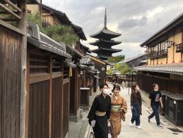 Kyoto, Japan 2022 - Besuch im Quartier Gion