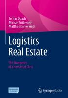 Dr. oec. HSG Matthias Daniel Aepli - Logistics Real Estate