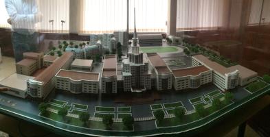 Model of the NCFU main campus in Stavropol, © J. Priskin